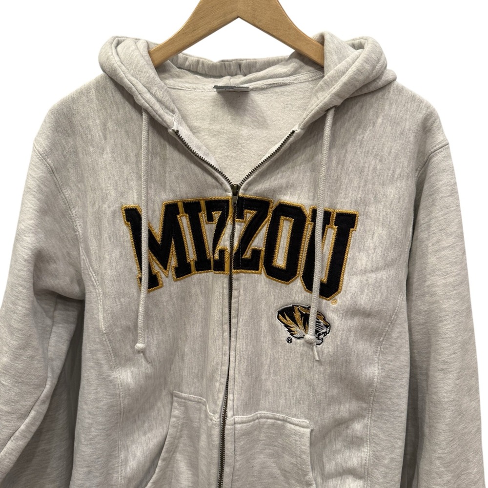 University‎ of Missouri Tigers Sweatshirt Hoodie Men's M Long Sleeve Zip Front